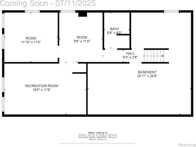 34019 Arrowhead St, Canton, MI 48185 - view of floor plan / room layout