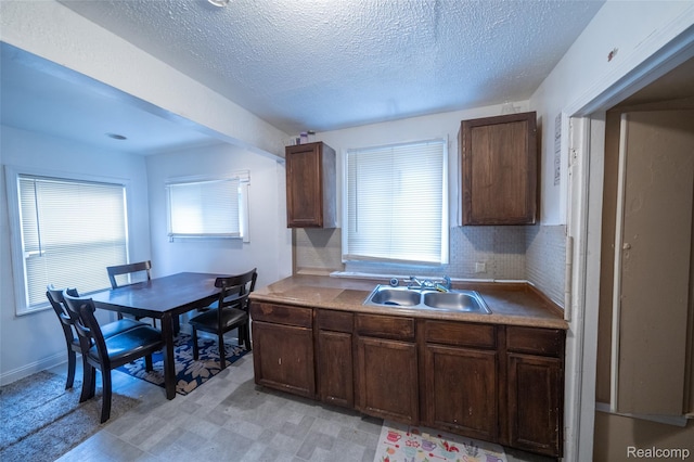 14599 Coyle St, Detroit, MI 48227 - kitchen featuring light countertops and a textured ceiling