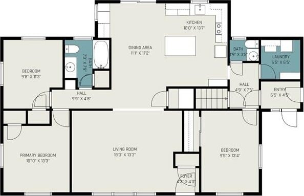 1200 Elmwood Dr, Jenison, MI 49428 - view of room layout