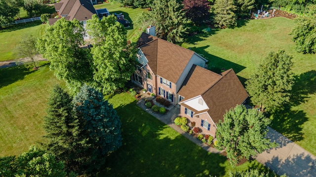 9095 Marsh Cir, Galesburg, MI 49053 - aerial view of property and surrounding area