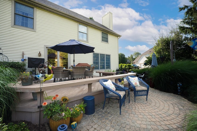9095 Marsh Cir, Galesburg, MI 49053 - view of patio / terrace with outdoor dining space