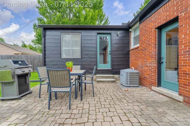 4607 Robinwood Ave, Royal Oak, MI 48073 - view of patio / terrace with area for grilling, entry steps, and outdoor dining space