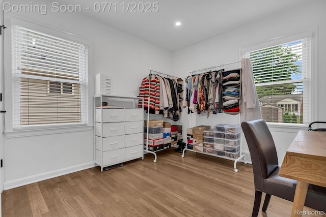 4607 Robinwood Ave, Royal Oak, MI 48073 - walk in closet with wood finished floors