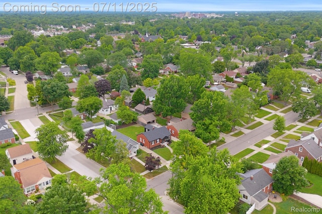 4607 Robinwood Ave, Royal Oak, MI 48073 - aerial perspective of suburban area