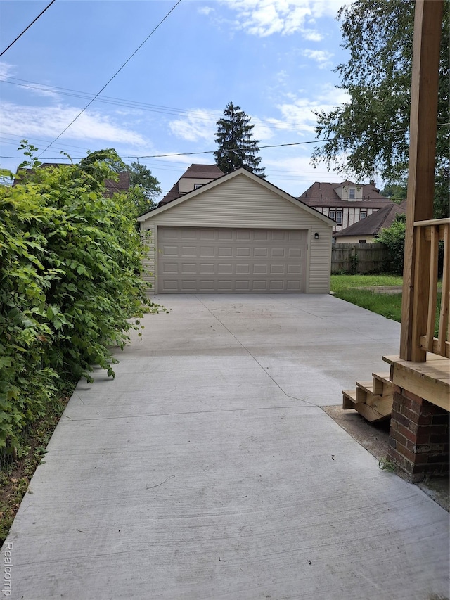 16834 Muirland St, Detroit, MI 48221 - view of detached garage