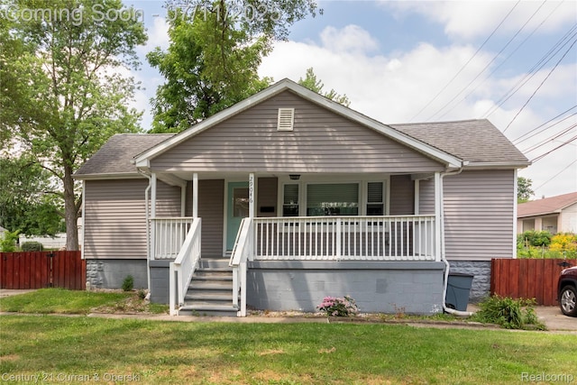 29046 S Wesley Ave, Flat Rock, MI 48134 - bungalow with covered porch and a shingled roof