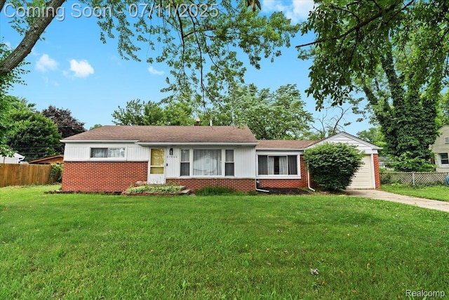21840 N Tuller Ct, Southfield, MI 48076 - ranch-style home featuring brick siding