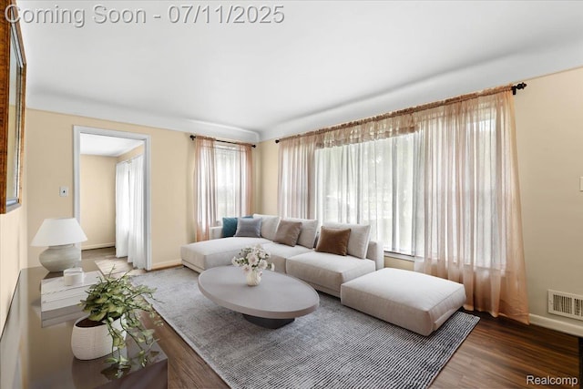 21840 N Tuller Ct, Southfield, MI 48076 - living area featuring wood finished floors and baseboards