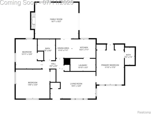 21840 N Tuller Ct, Southfield, MI 48076 - view of home floor plan