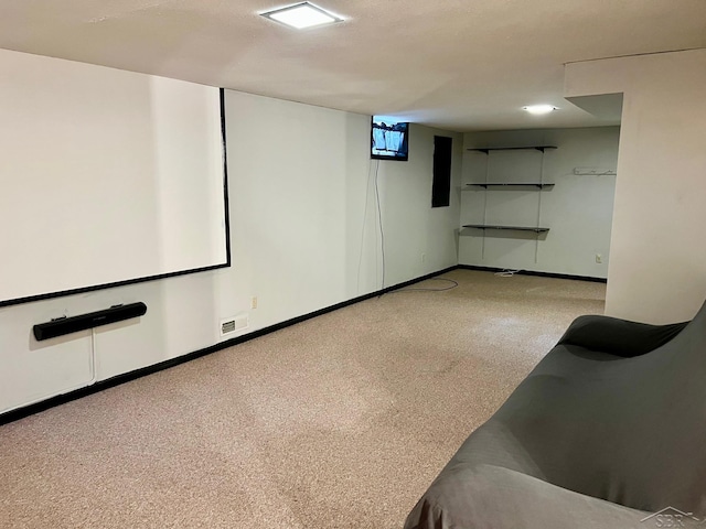 4865 Cactus Dr, Saginaw, MI 48603 - cinema featuring carpet floors and baseboards