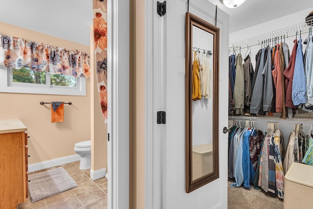4825 Walz Rd, Jackson, MI 49201 - full bathroom with vanity and a walk in closet