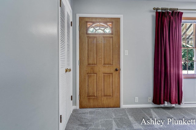 1460 N Peterson Rd, Muskegon, MI 49445 - entrance foyer featuring plenty of natural light and carpet floors