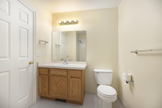 5724 Hampshire Ln, Ypsilanti, MI 48197 - full bathroom with vanity and tile patterned flooring
