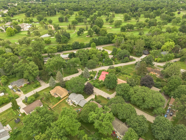 4893 Club Pl, Ypsilanti, MI 48197 - bird's eye view of a tree filled landscape
