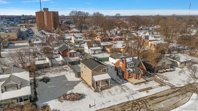 20817 Parkside Blvd, Ferndale, MI 48220 - aerial perspective of suburban area