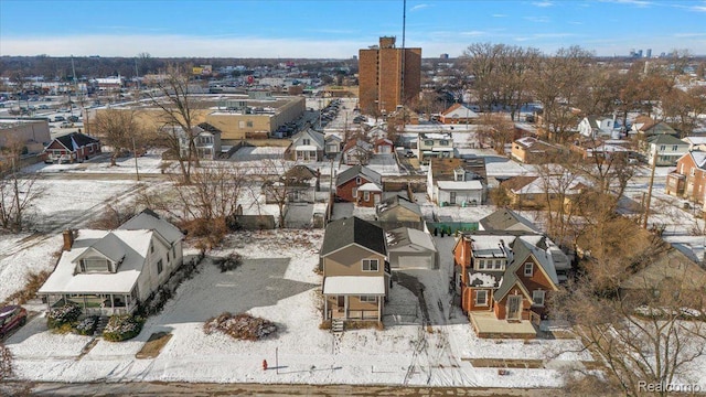 20817 Parkside Blvd, Ferndale, MI 48220 - aerial overview of property's location with nearby suburban area