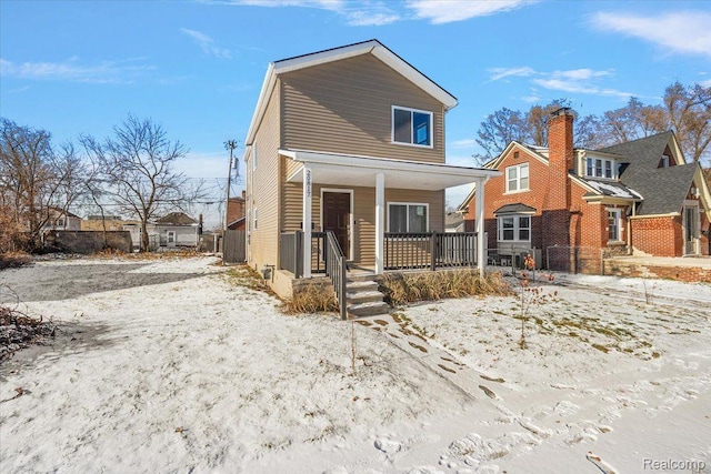 20817 Parkside Blvd, Ferndale, MI 48220 - view of front of property with a porch