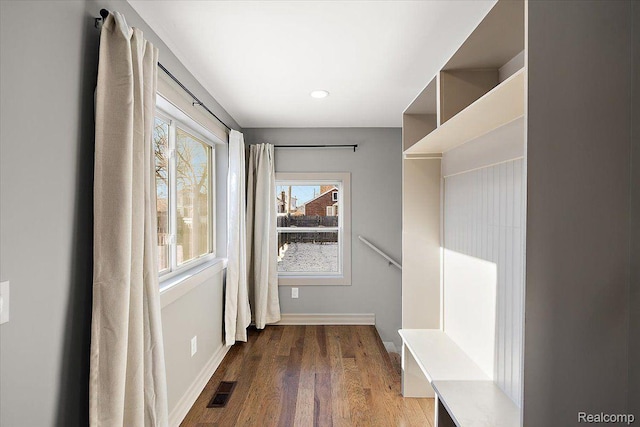 20817 Parkside Blvd, Ferndale, MI 48220 - mudroom with wood finished floors and recessed lighting