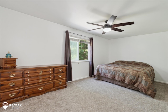 416 State Park Rd, Ortonville, MI 48462 - bedroom featuring light carpet and a ceiling fan