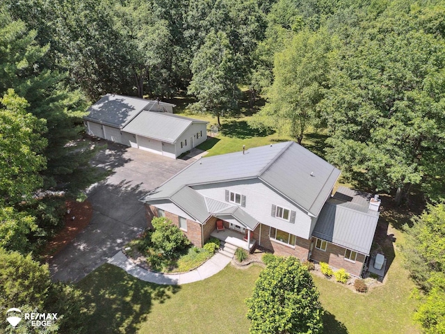 416 State Park Rd, Ortonville, MI 48462 - view of subject property with a forest