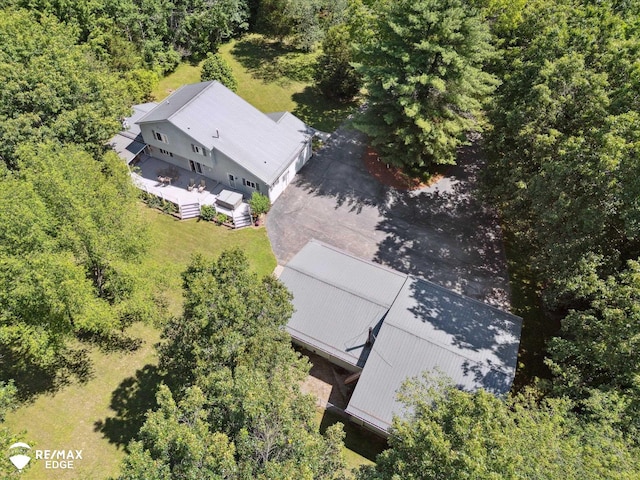 416 State Park Rd, Ortonville, MI 48462 - view from above of property