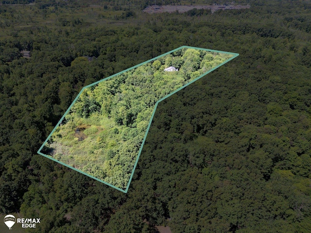 416 State Park Rd, Ortonville, MI 48462 - view of property location featuring a heavily wooded area and property boundaries highlighted