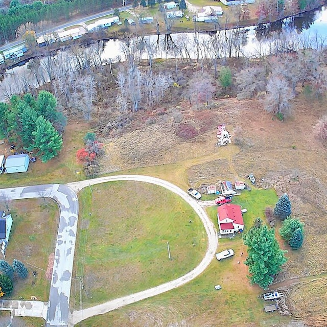 524 S Cherry St, Evart, MI 49631 - aerial overview of property's location