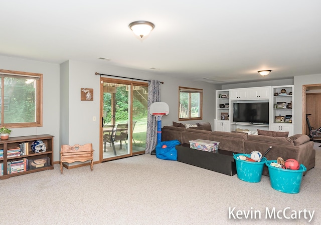 530 Pine Haven Dr, Comstock Park, MI 49321 - living area with carpet flooring