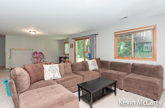 530 Pine Haven Dr, Comstock Park, MI 49321 - living room with carpet