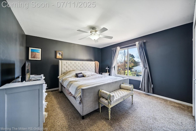 21203 Collingham Ave, Farmington Hills, MI 48336 - carpeted bedroom with ceiling fan and baseboards
