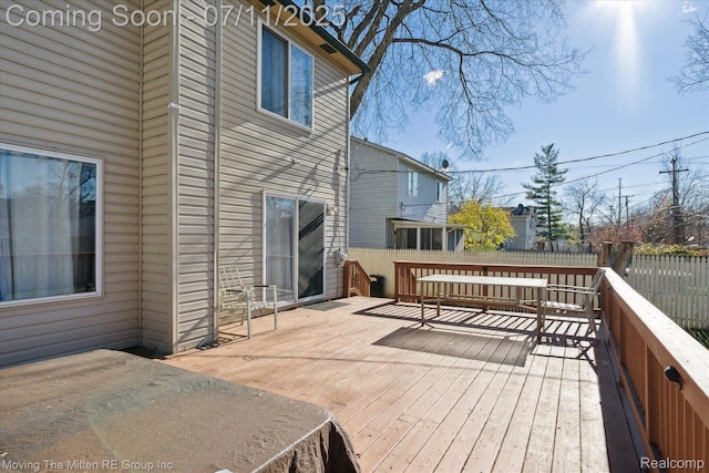 21203 Collingham Ave, Farmington Hills, MI 48336 - view of wooden deck