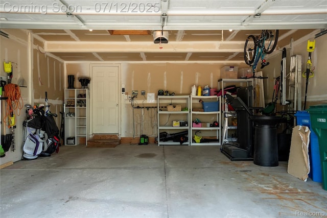 6020 Majestic Oaks Dr, Commerce Twp, MI 48382 - garage featuring a garage door opener