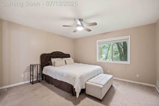 3811 Benstein Rd, Commerce Twp, MI 48382 - bedroom with carpet flooring and a ceiling fan