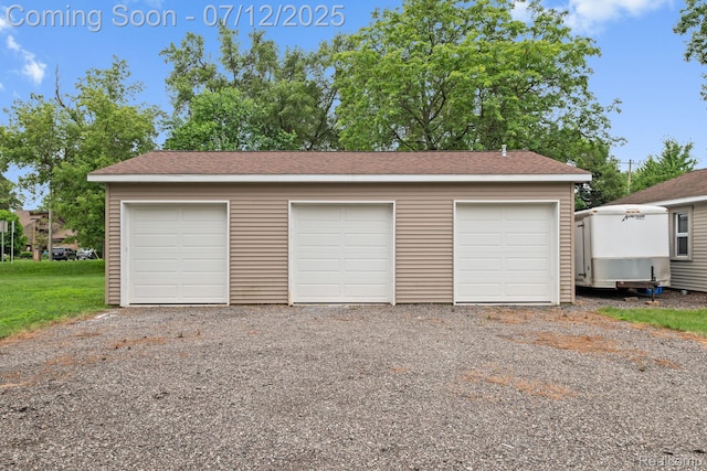 3811 Benstein Rd, Commerce Twp, MI 48382 - view of detached garage