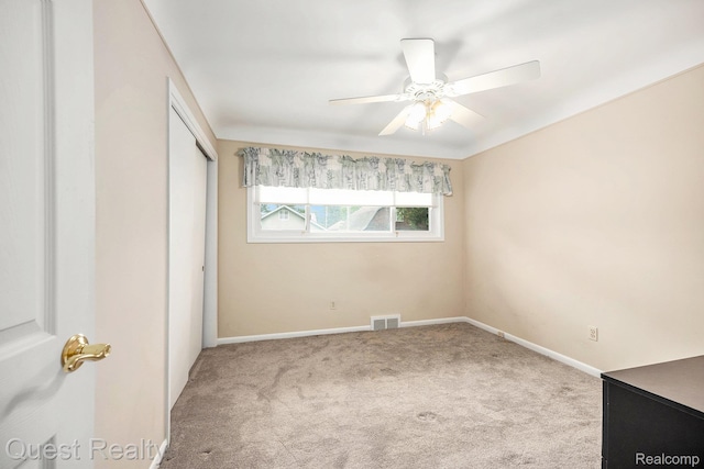 31618 Winchester Ave, Warren, MI 48092 - unfurnished bedroom featuring carpet flooring, a closet, and a ceiling fan