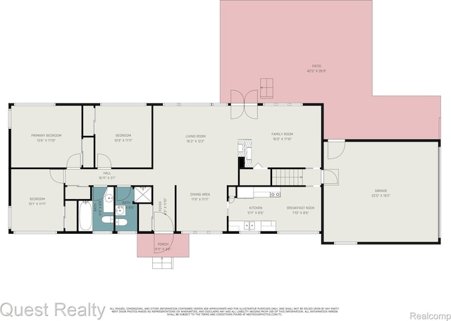 31618 Winchester Ave, Warren, MI 48092 - view of property floor plan