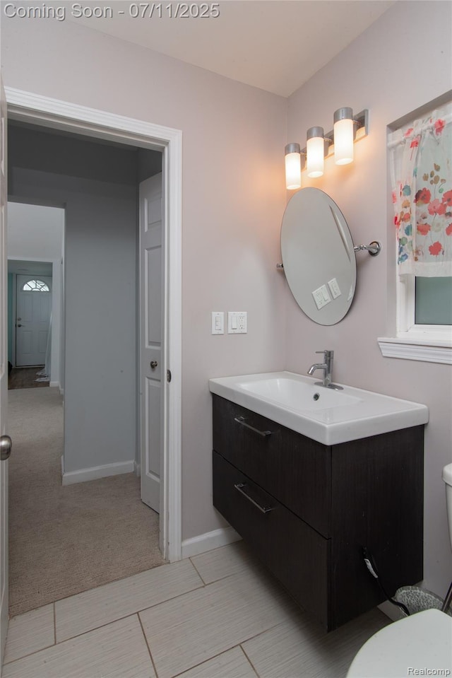 3110 Brisbane St, Walled Lake, MI 48390 - bathroom featuring vanity and toilet