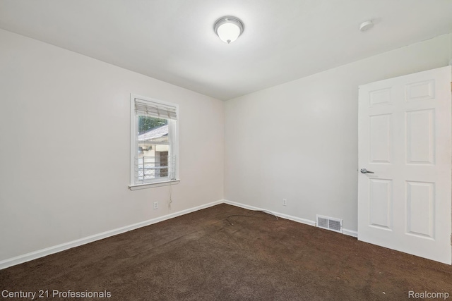 18140 Westover Ave, Southfield, MI 48075 - unfurnished room featuring dark colored carpet and a smoke detector