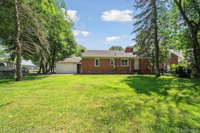 18140 Westover Ave, Southfield, MI 48075 - view of front of property with entry steps, brick siding, and a chimney