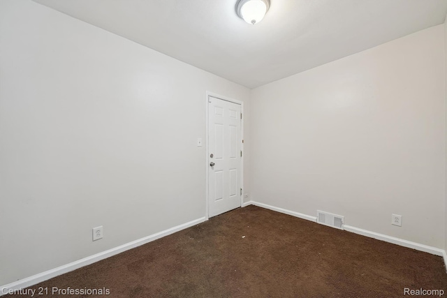 18140 Westover Ave, Southfield, MI 48075 - unfurnished room featuring baseboards and dark colored carpet