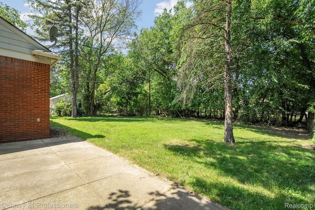 18140 Westover Ave, Southfield, MI 48075 - view of grassy yard featuring a patio