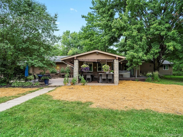 3365 Howland Rd, Almont, MI 48003 - view of home's community featuring a patio area and a yard