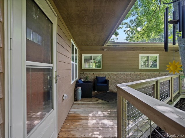 3365 Howland Rd, Almont, MI 48003 - view of wooden terrace
