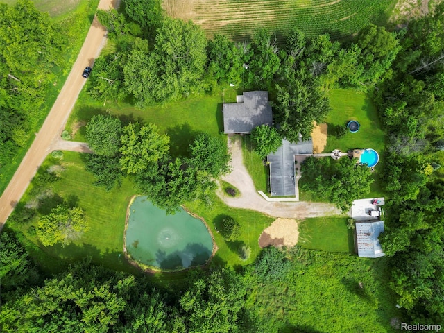 3365 Howland Rd, Almont, MI 48003 - drone / aerial view of a nearby body of water