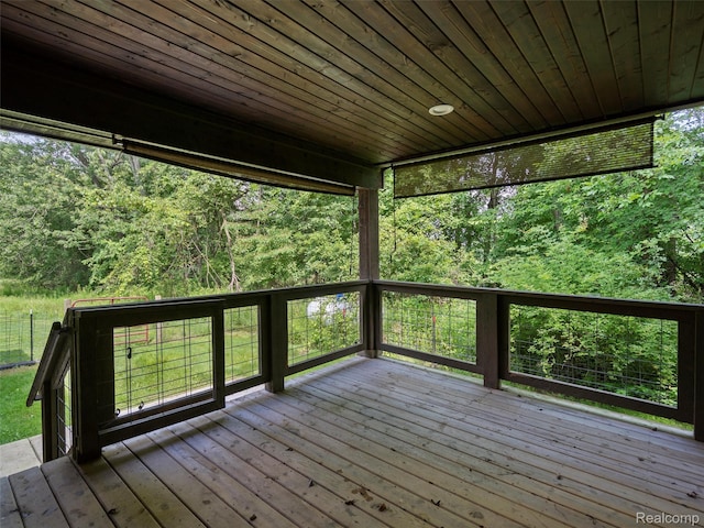 3365 Howland Rd, Almont, MI 48003 - view of deck