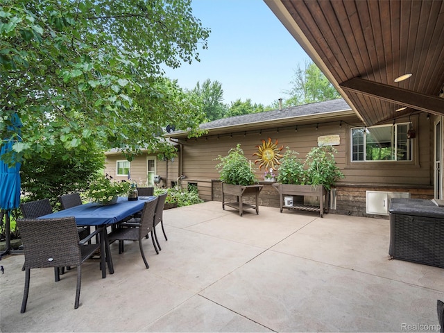 3365 Howland Rd, Almont, MI 48003 - view of patio featuring outdoor dining space