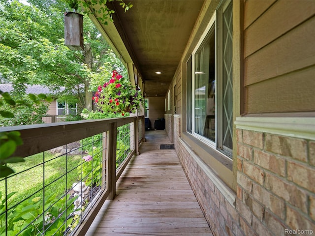 3365 Howland Rd, Almont, MI 48003 - view of wooden deck