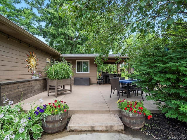 3365 Howland Rd, Almont, MI 48003 - view of patio / terrace featuring outdoor dining area