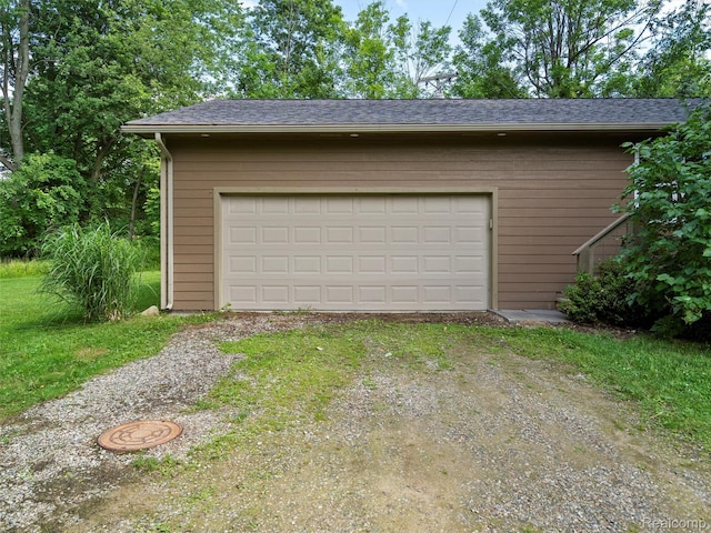 3365 Howland Rd, Almont, MI 48003 - view of garage