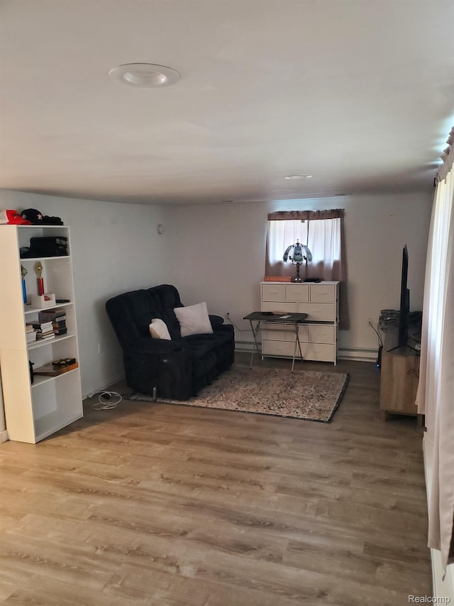 244 S Sherman St, Vassar, MI 48768 - living area featuring wood finished floors